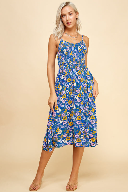 Twilight Garden Midi Dress