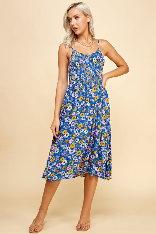 Twilight Garden Midi Dress
