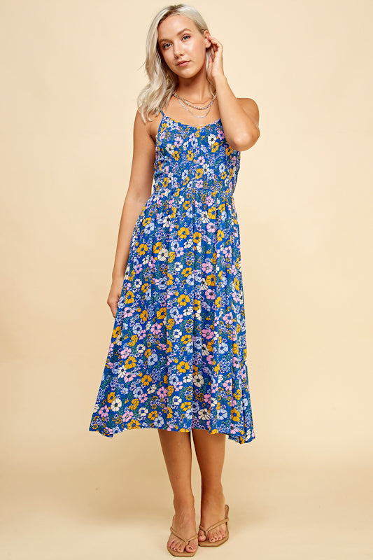 Twilight Garden Midi Dress