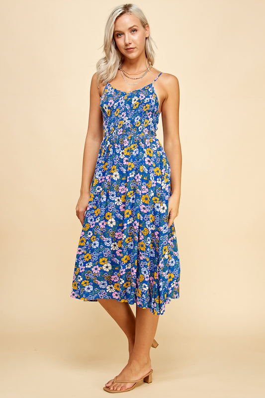 Twilight Garden Midi Dress