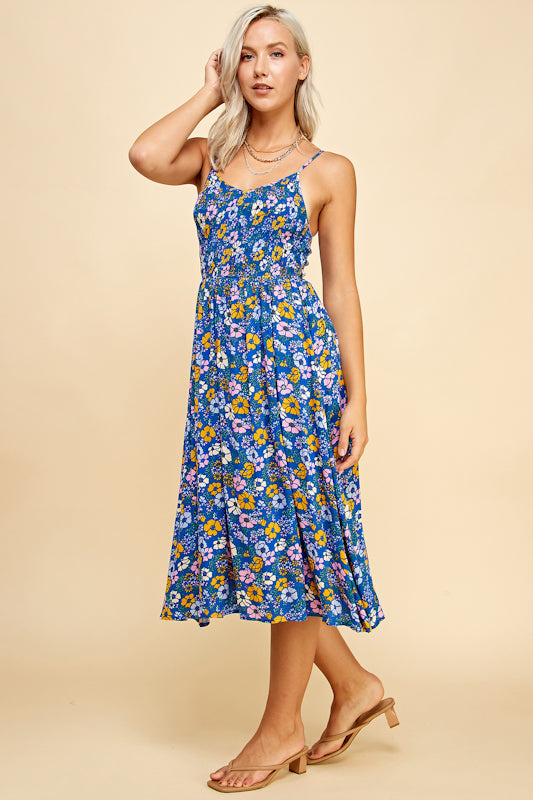 Twilight Garden Midi Dress