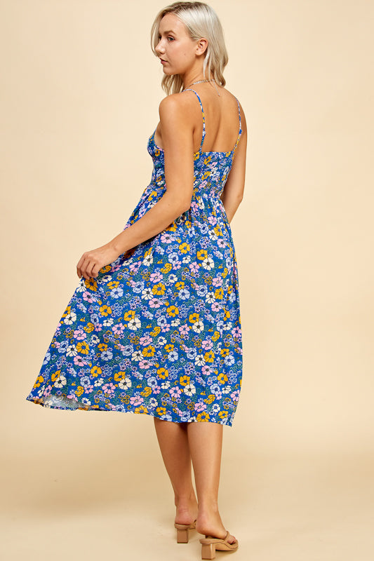 Twilight Garden Midi Dress