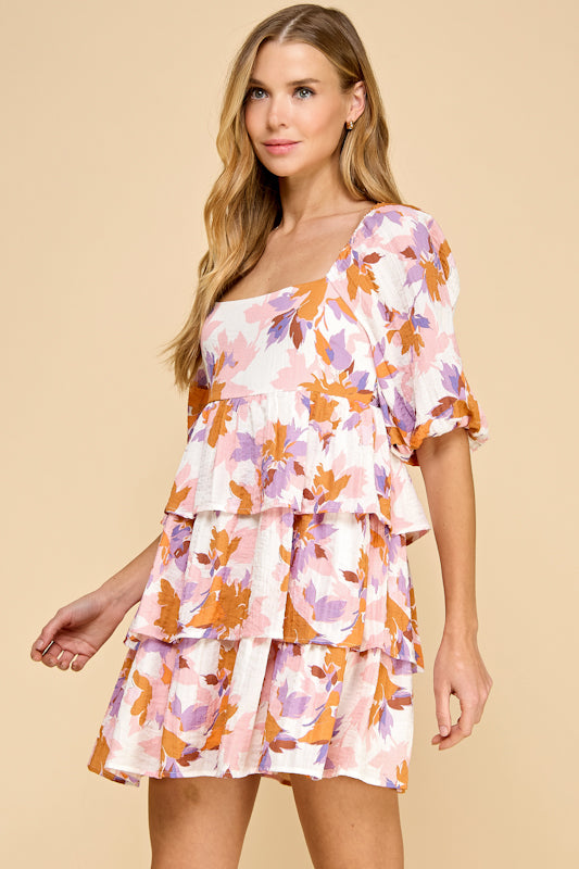 Adeline Blossom Mini Dress