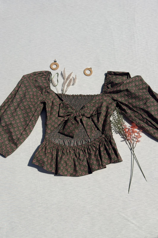 Enchanted Garden All-Cotton Blouse