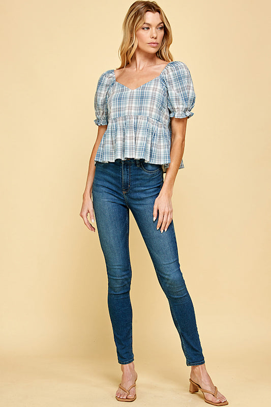 Beachside Bliss Peplum Top