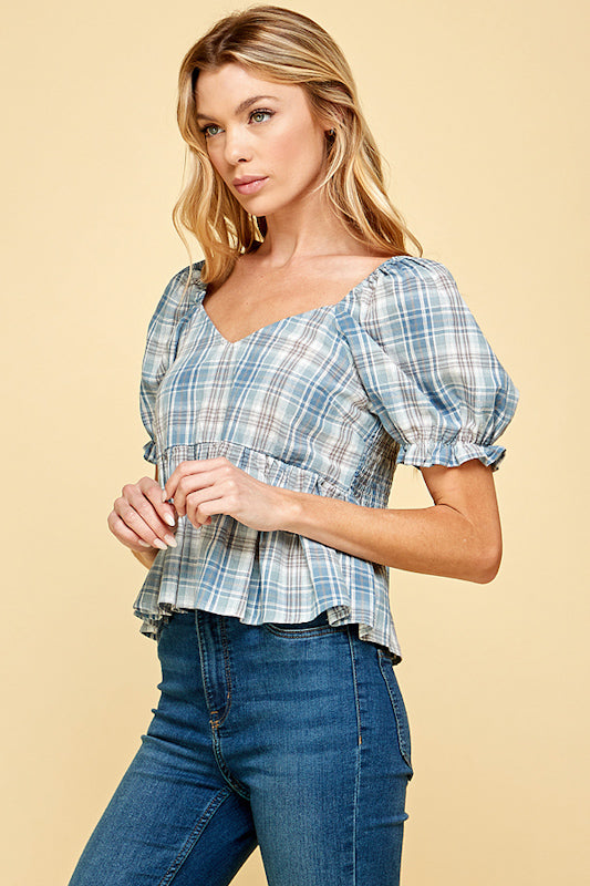 Beachside Bliss Peplum Top