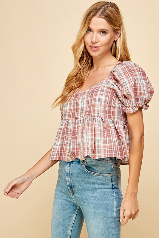 Beachside Bliss Peplum Top
