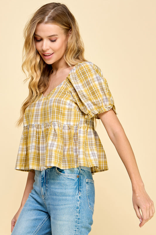 Beachside Bliss Peplum Top
