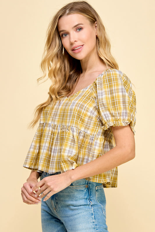 Beachside Bliss Peplum Top