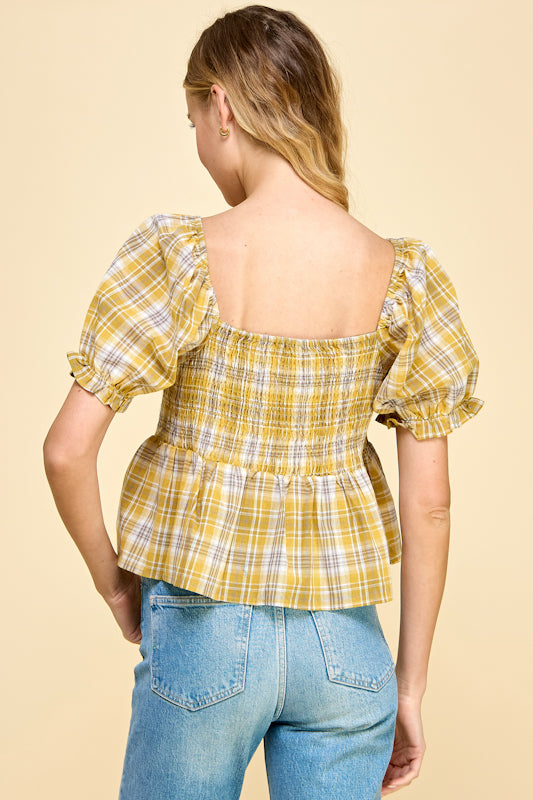 Beachside Bliss Peplum Top