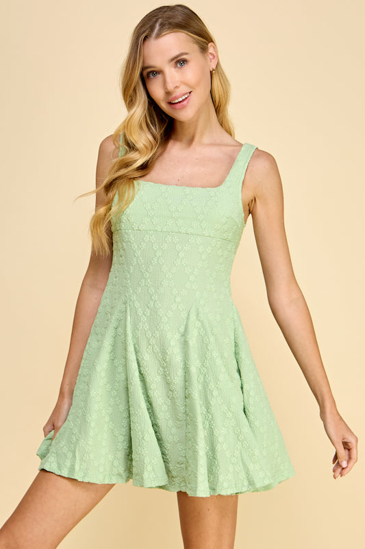 Graceful Lace Mini Dress
