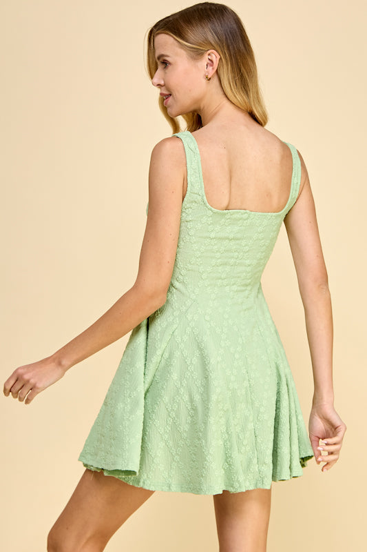 Graceful Lace Mini Dress