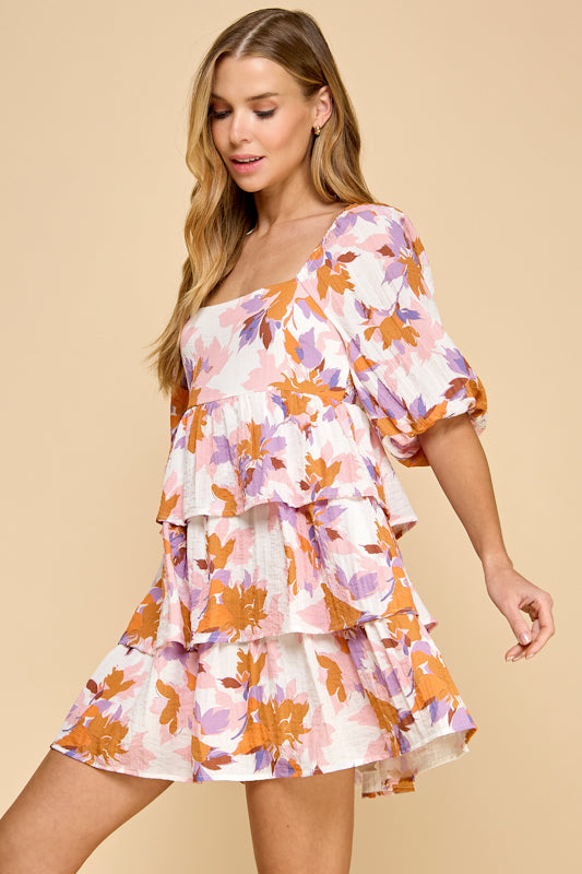 Adeline Blossom Mini Dress