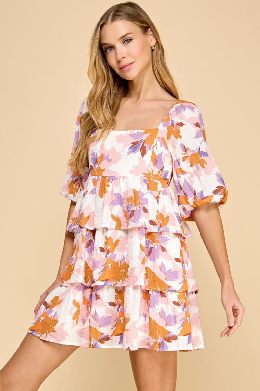 Adeline Blossom Mini Dress