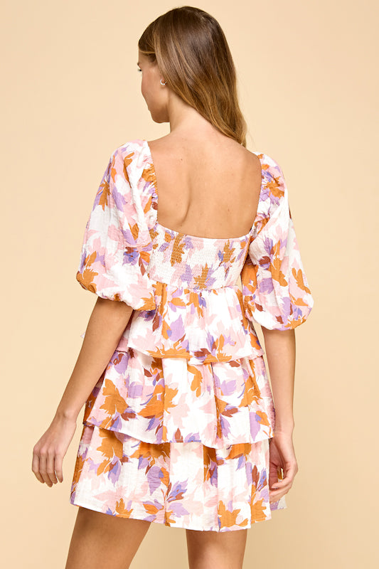 Adeline Blossom Mini Dress