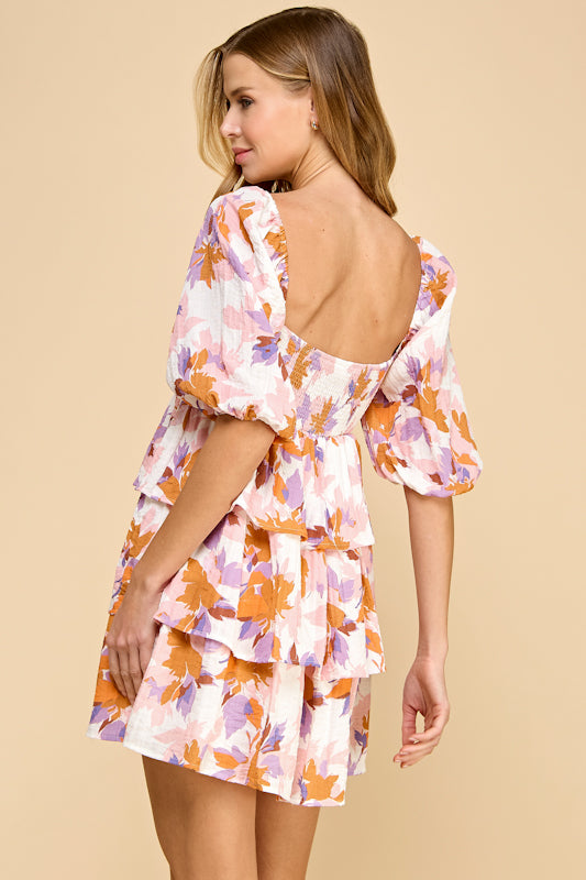 Adeline Blossom Mini Dress