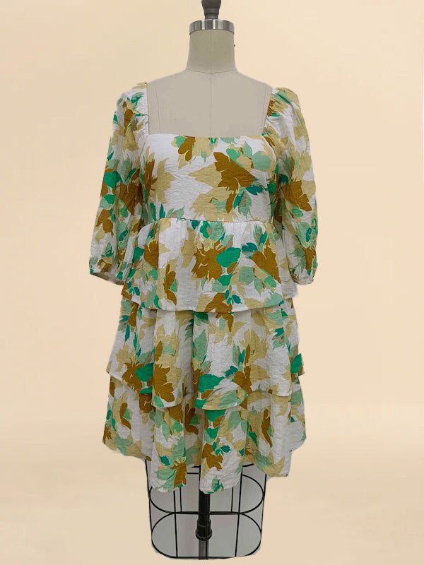 Adeline Blossom Mini Dress