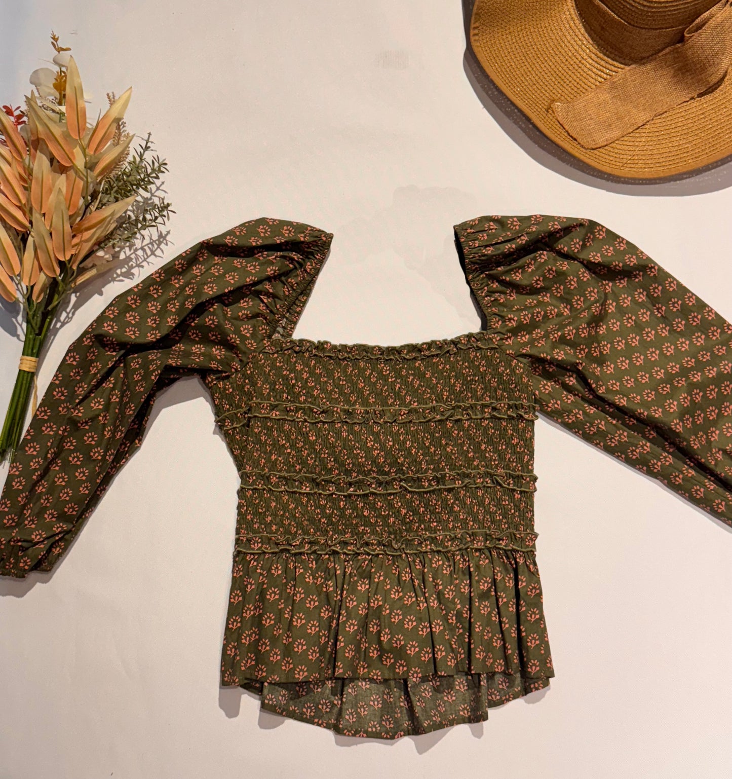 Enchanted Garden All-Cotton Blouse