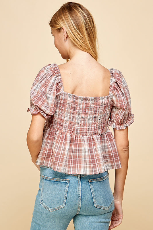 Beachside Bliss Peplum Top