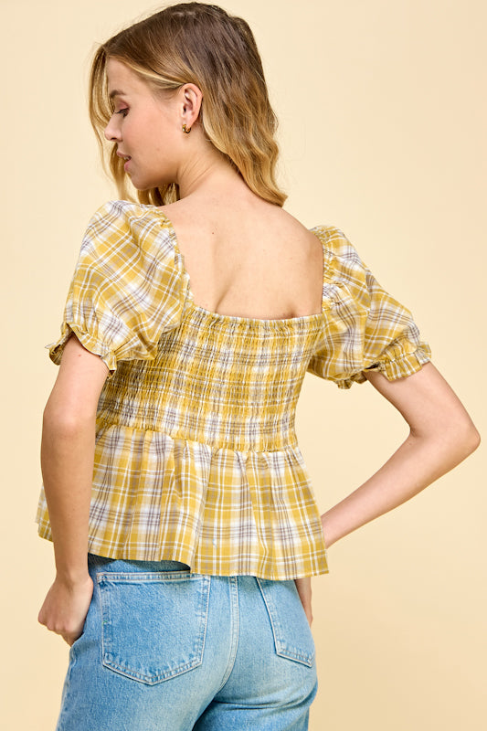 Beachside Bliss Peplum Top