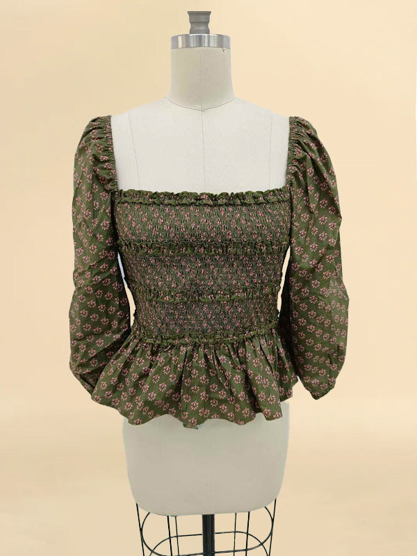 Enchanted Garden All-Cotton Blouse