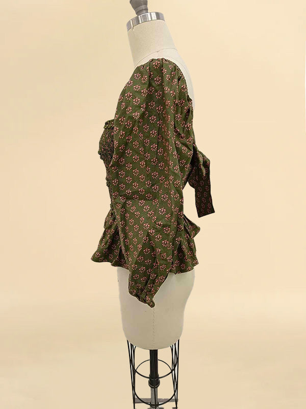 Enchanted Garden All-Cotton Blouse