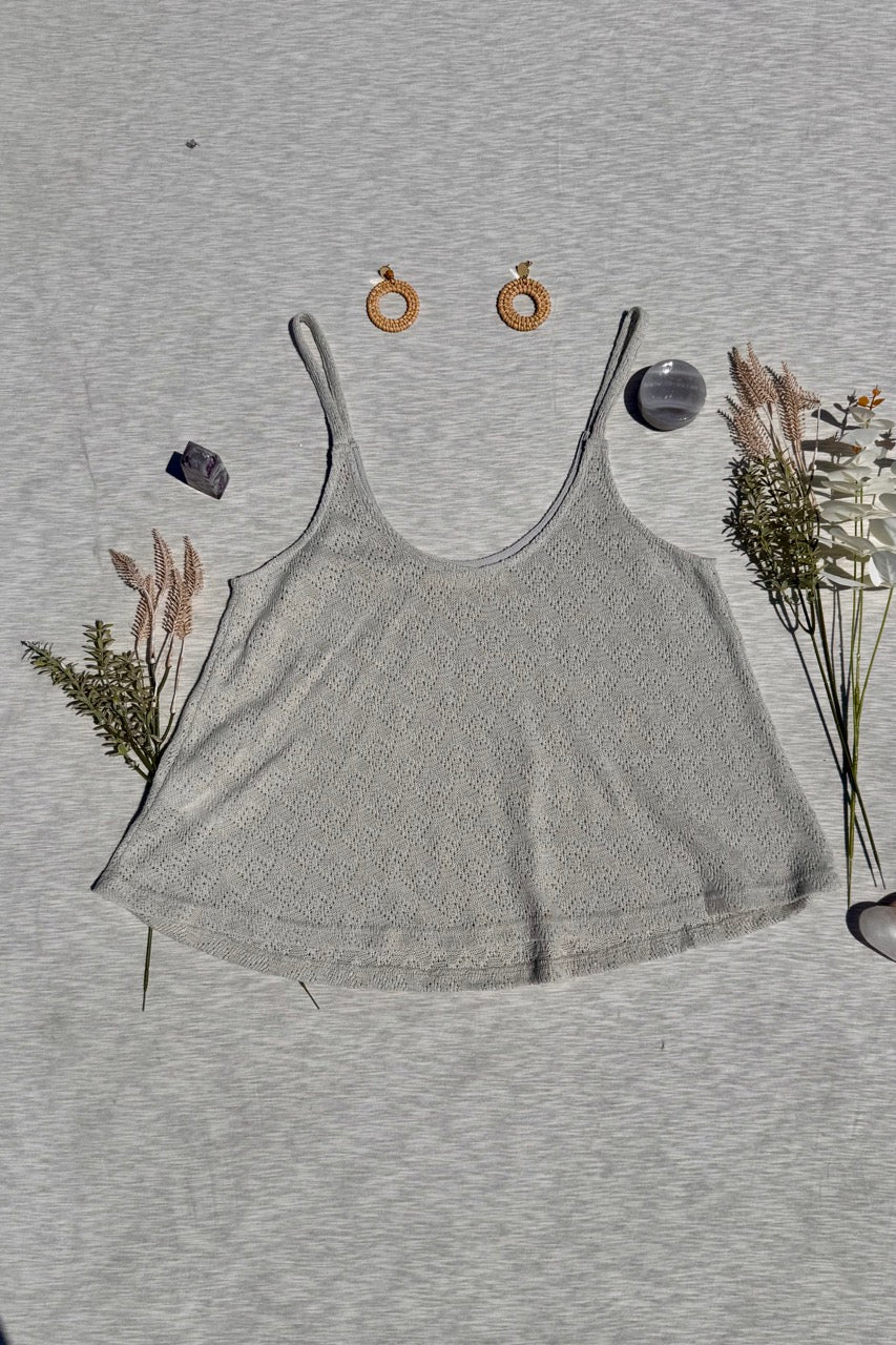Lacey Knit Swing Cami